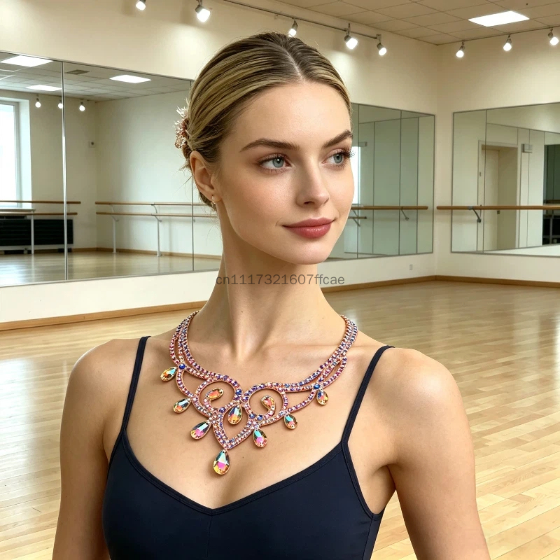 Women Accessories Egypt - Collar brillante para danza del vientre,