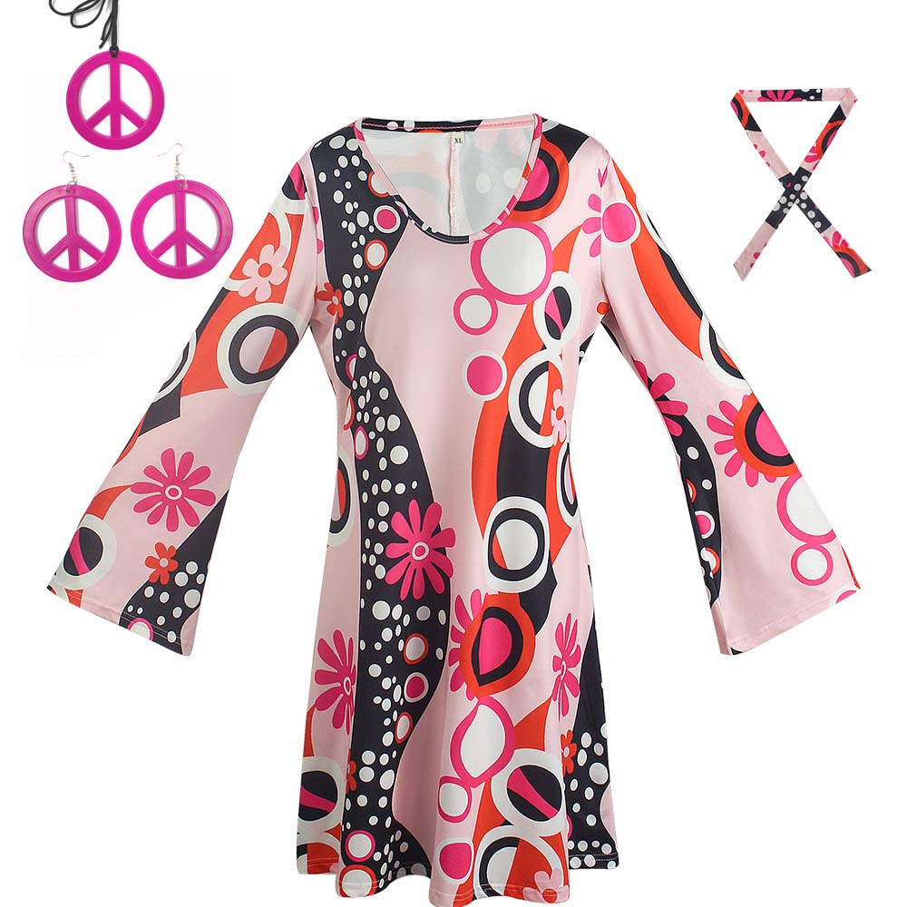 Women'S Accessories In The 60S - Disfraz Hippie Retro de los Años