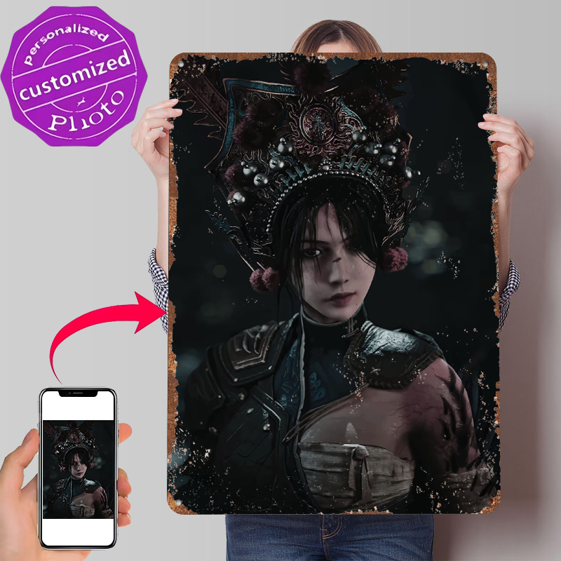 Women Accessories Poster - Póster Metálico de Mujer Guerrera con