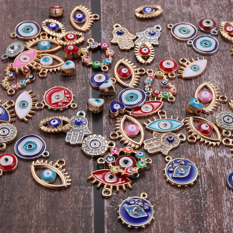 Evil Eye Bracelet - 30 Uds. Mezcla de aleación de