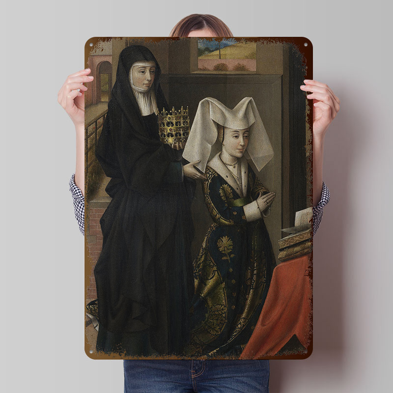 Women Accessories Poster - Póster Metálico de Pintura Religiosa de