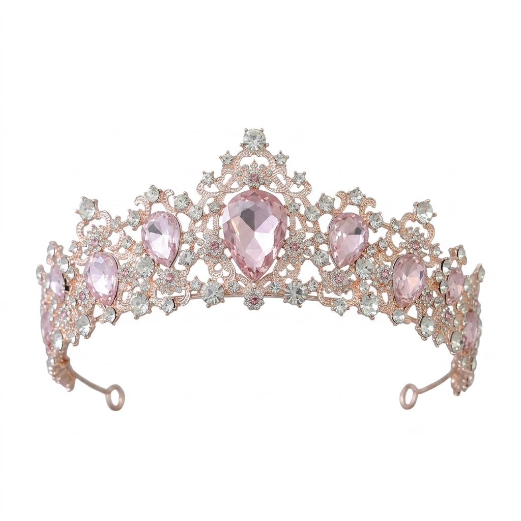 Women Accessories For Wedding - Elegante Diadema de Tiara para Novia,