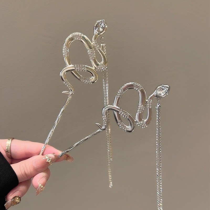 Women Accessories Chain - Palillos para el pelo de serpiente,