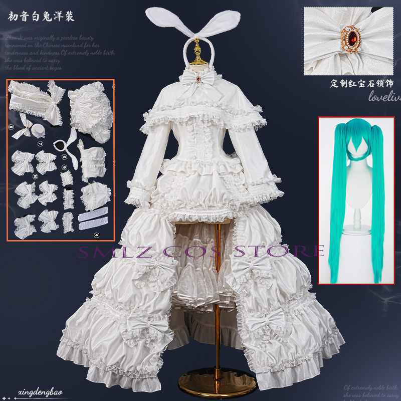 Women Accessories Set - Disfraz de Cosplay de Anime MikuuU