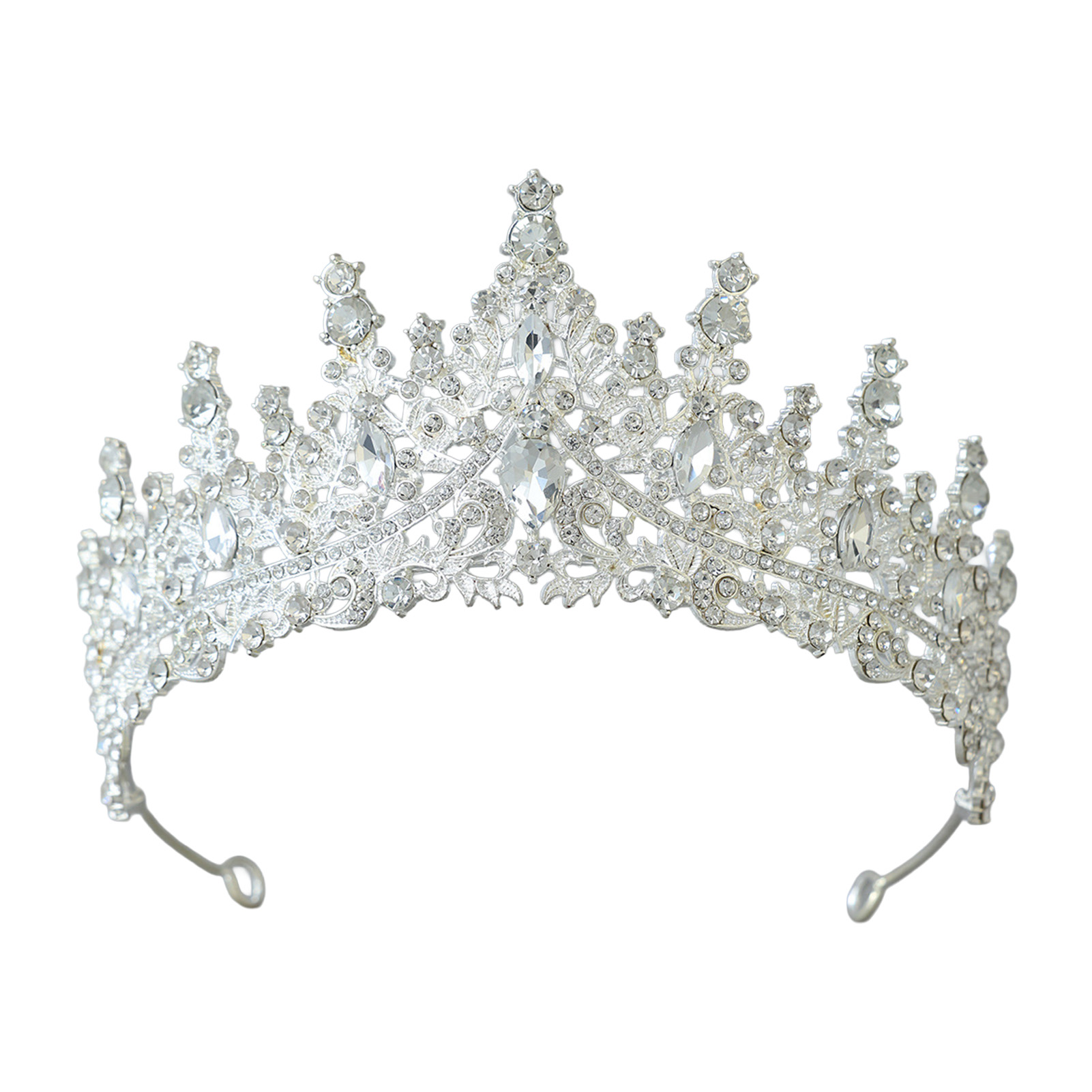 Women Accessories For Wedding - Tocado nupcial con corona de diamantes
