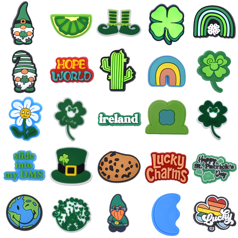 Amuletos de zapatos verdes par - Women'S Accessories For Crocs reseña y precio