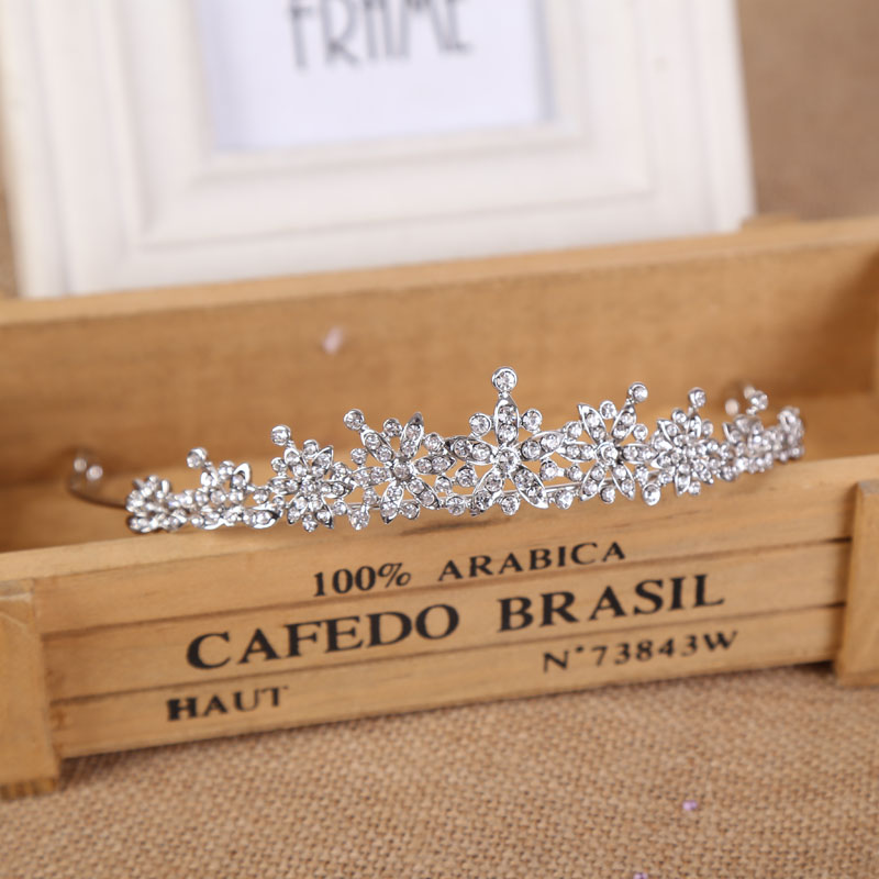 Tiara de cristal para boda, pe - Women Accessories For Wedding reseña y precio