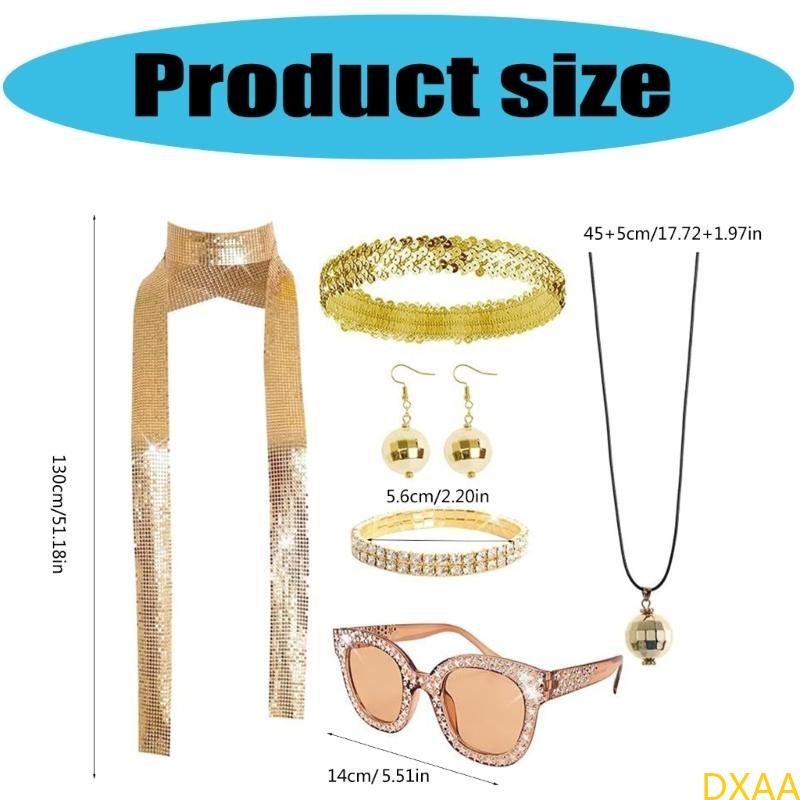 DXAA 60S 70S ACCESORIOS DISCO  - Women'S Accessories In The 60S reseña y precio