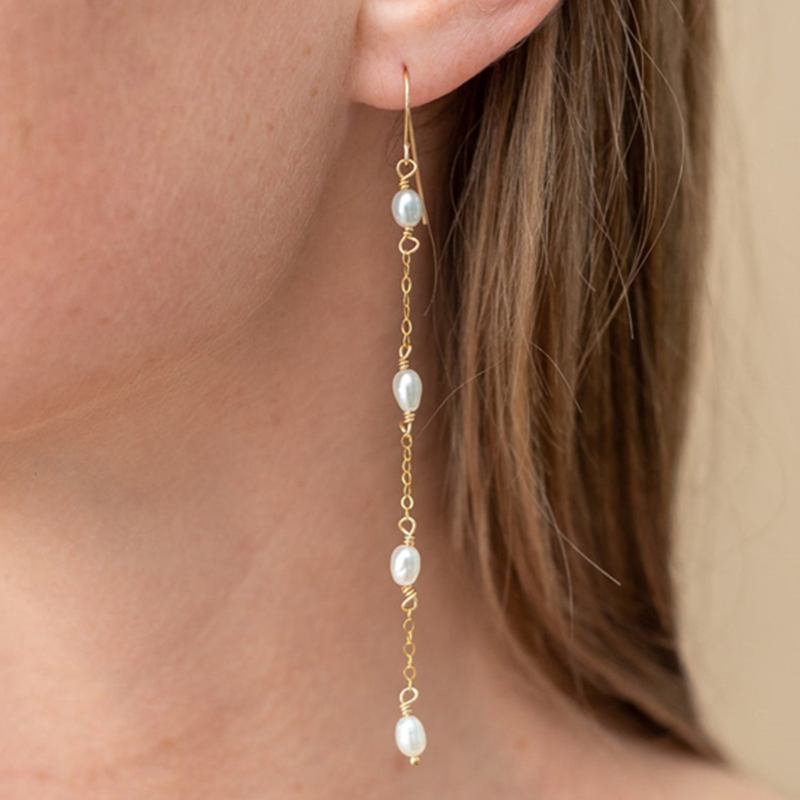 Pendientes de perlas naturales - Tassel Earrings Boho reseña y precio