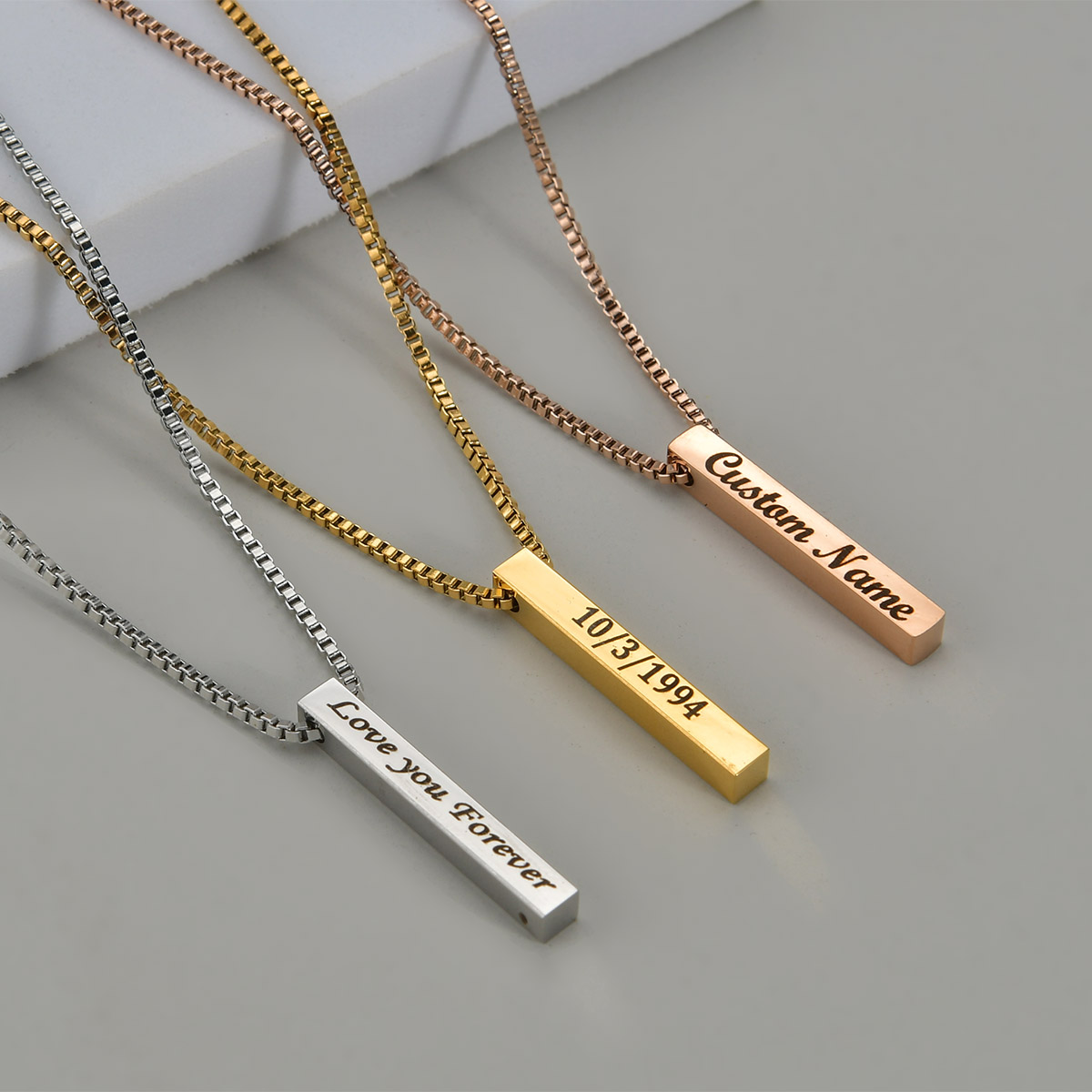 Collares con colgante cuadrado - Women Accessories Gift Box reseña y precio