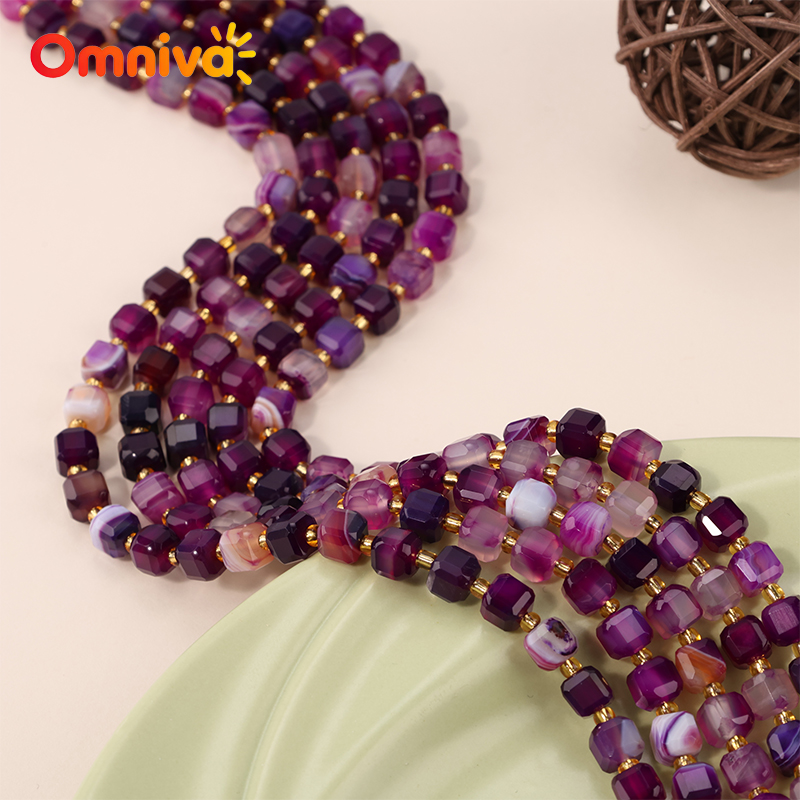 Piedra de ágata de línea púrpu - Women Accessories In Wholesale reseña y precio