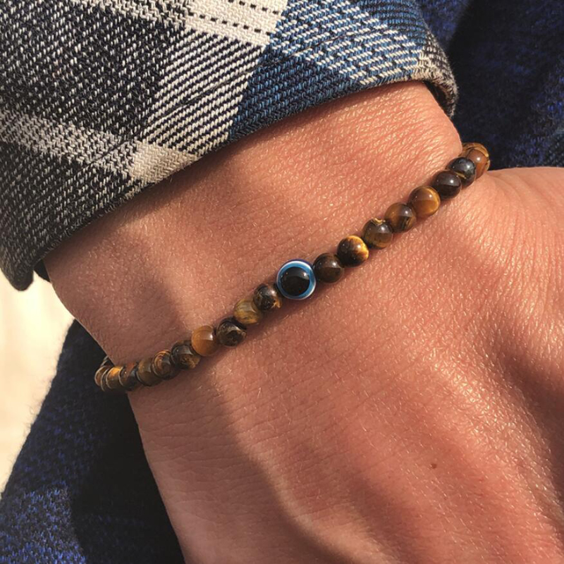 Pulsera minimalista para motoc - Evil Eye Bracelet reseña y precio