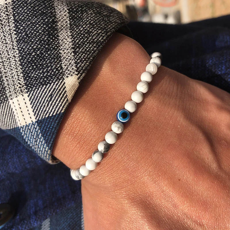 Pulsera minimalista para motoc - Evil Eye Bracelet reseña y precio