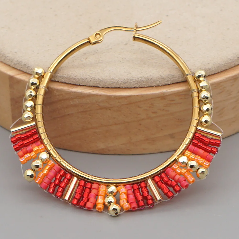 Pendientes de círculo grande p - Tassel Earrings Boho reseña y precio