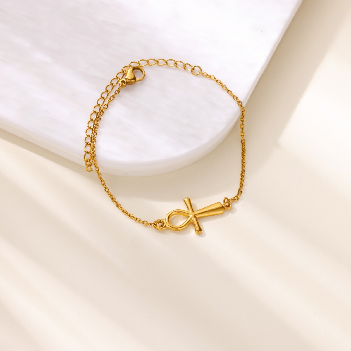 Pulsera cruzada egipcia Ankh p - Women Accessories Egypt reseña y precio