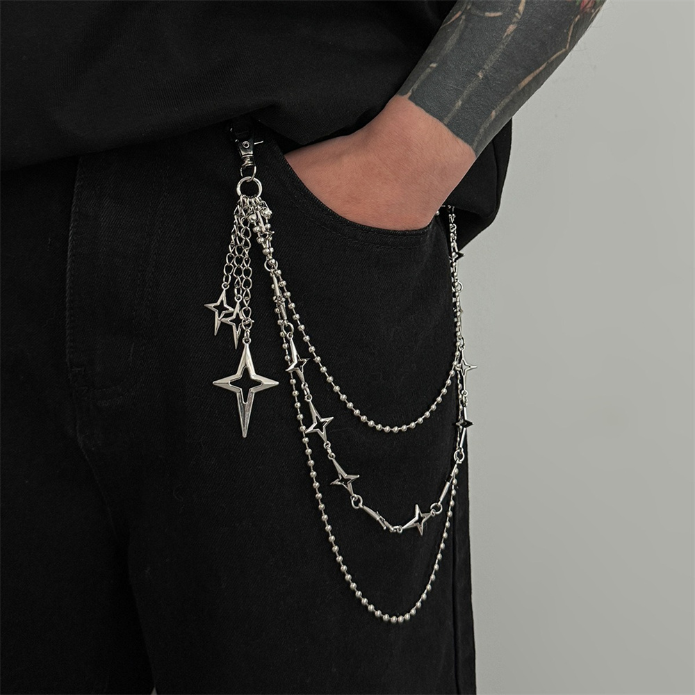 Cadena de pantalón con colgant - Women'S Jeans Accessories Chain reseña y precio
