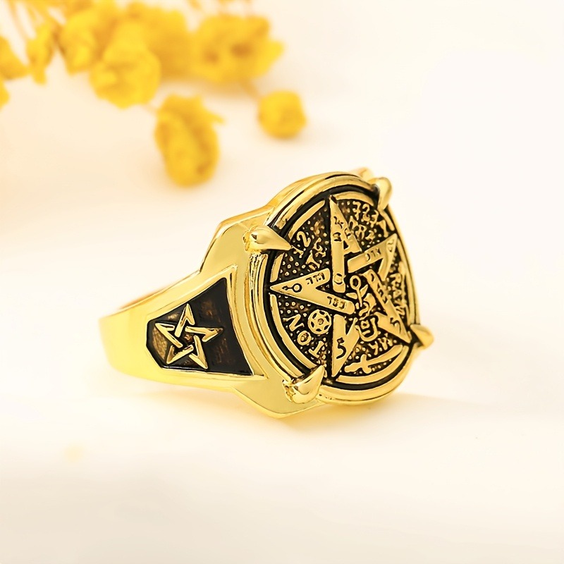 Anillo único con pentagrama eg - Women Accessories Egypt reseña y precio