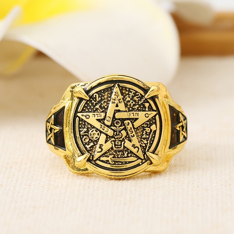 Anillo único con pentagrama eg - Women Accessories Egypt reseña y precio