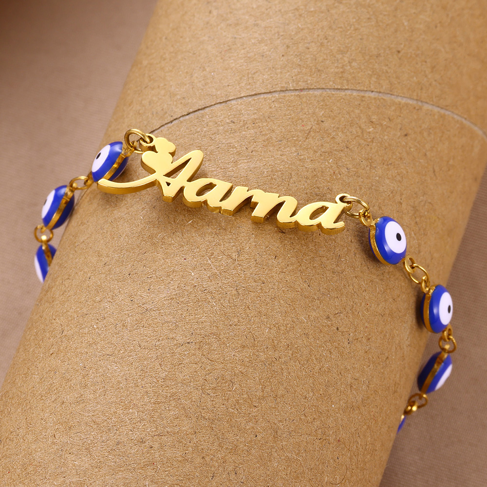 Pulseras personalizadas con no - Evil Eye Bracelet reseña y precio