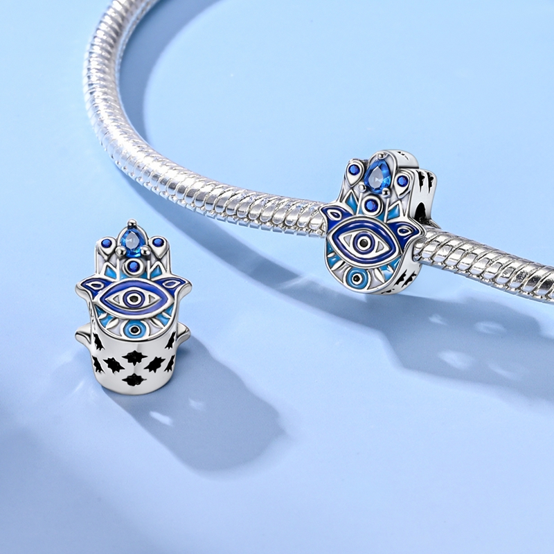 Cuentas de plata de ley 925 co - Evil Eye Bracelet reseña y precio