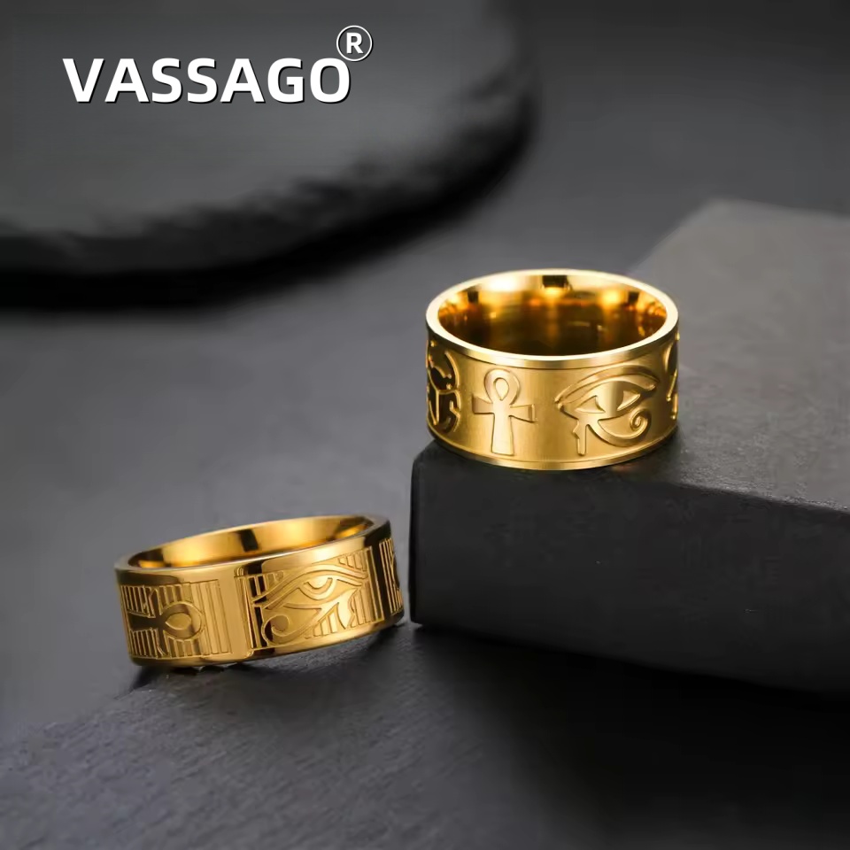 VASSAGO Anillo de Cruz Ankh de - Women Accessories Egypt reseña y precio