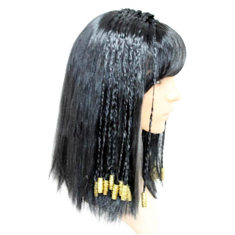 Peluca de Cleopatra para mujer - Women Accessories Egypt reseña y precio