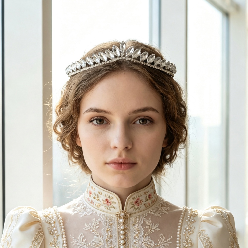 Tiaras minimalistas de cristal - Women Accessories For Wedding reseña y precio