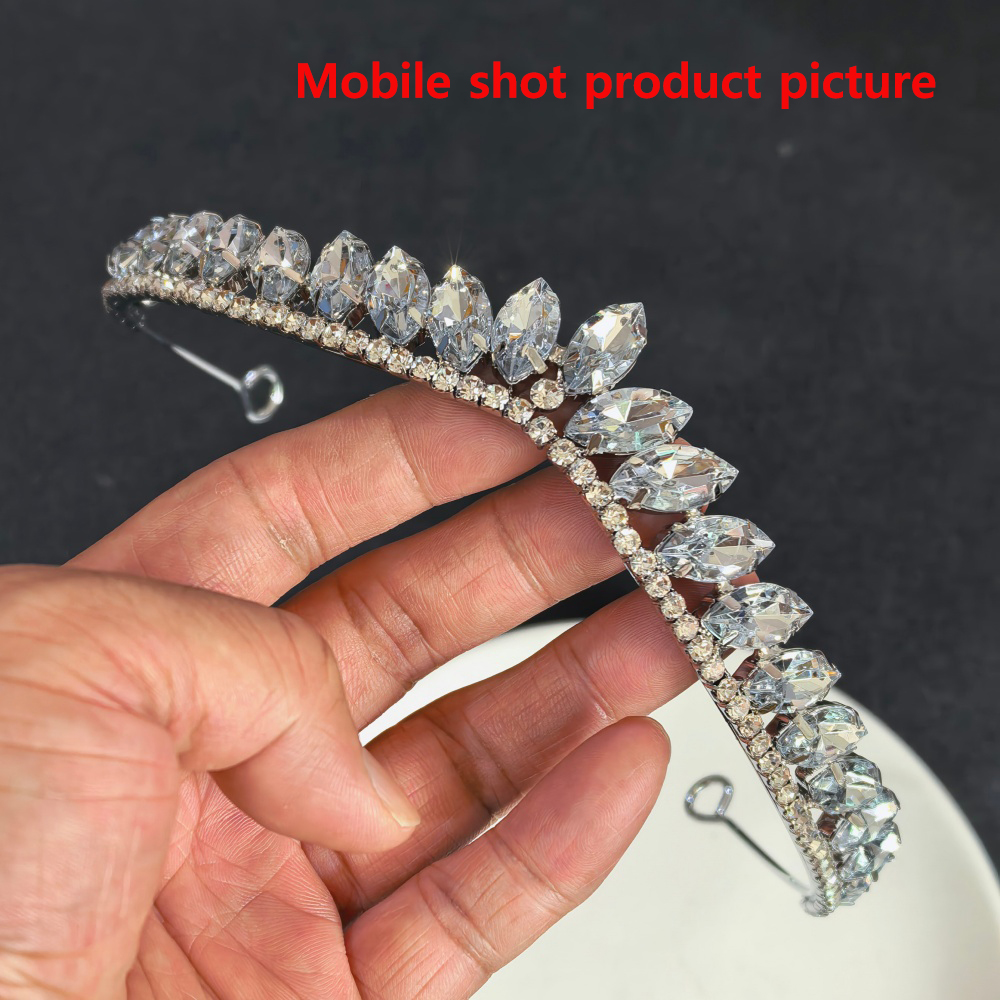 Tiaras minimalistas de cristal - Women Accessories For Wedding reseña y precio