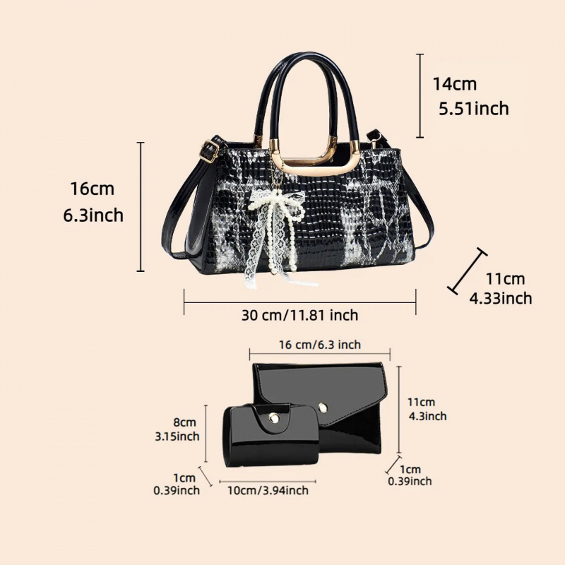 Conjunto de Bolsos de Mano par - Women Accessories Set reseña y precio