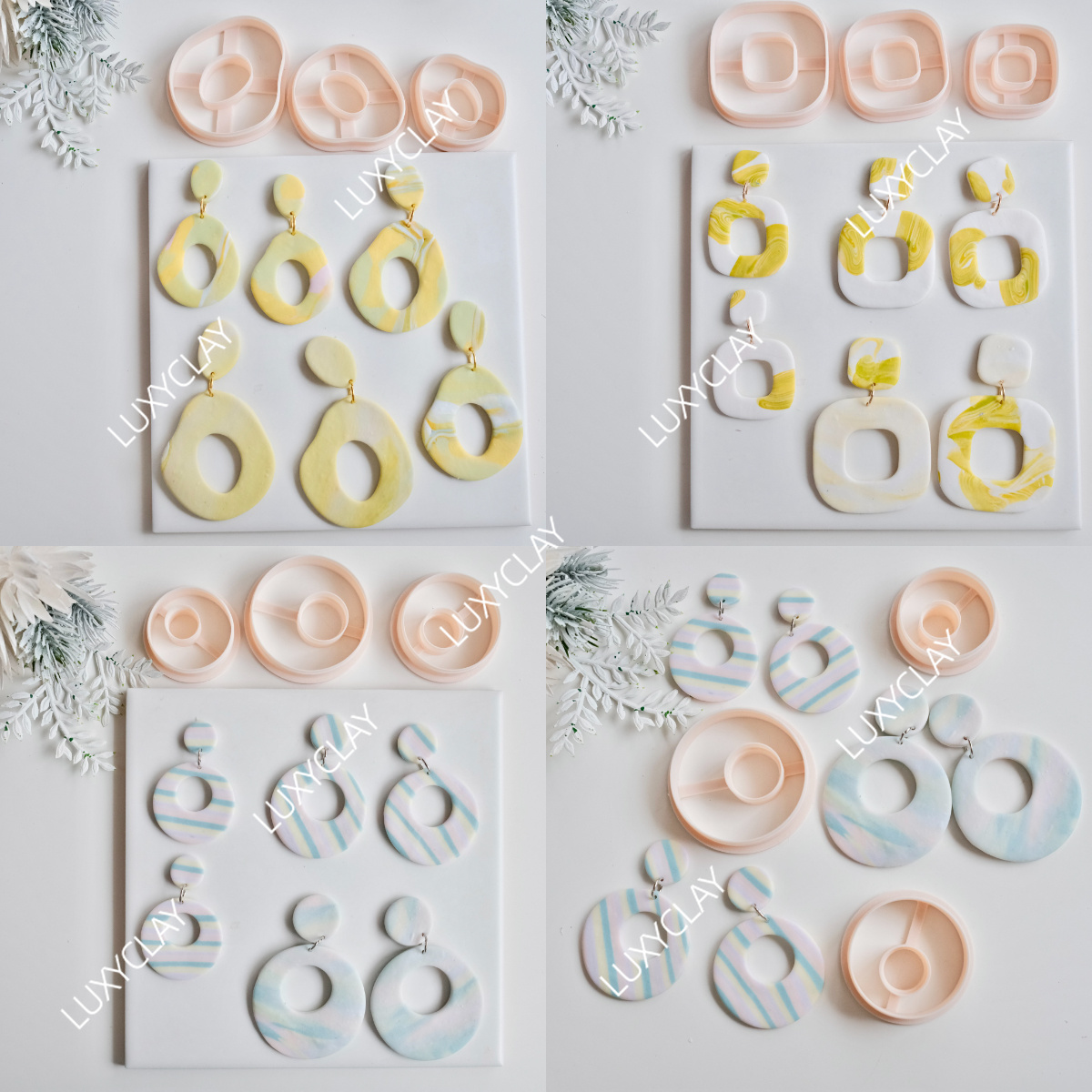 3 cortadores de arcilla polimé - Tassel Earrings Boho reseña y precio