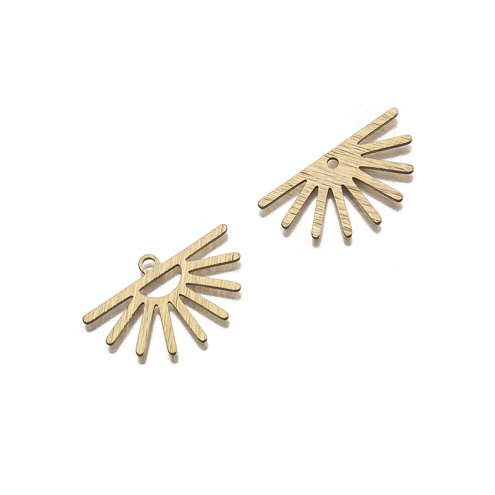 10 Uds. De latón crudo texturi - Tassel Earrings Boho reseña y precio