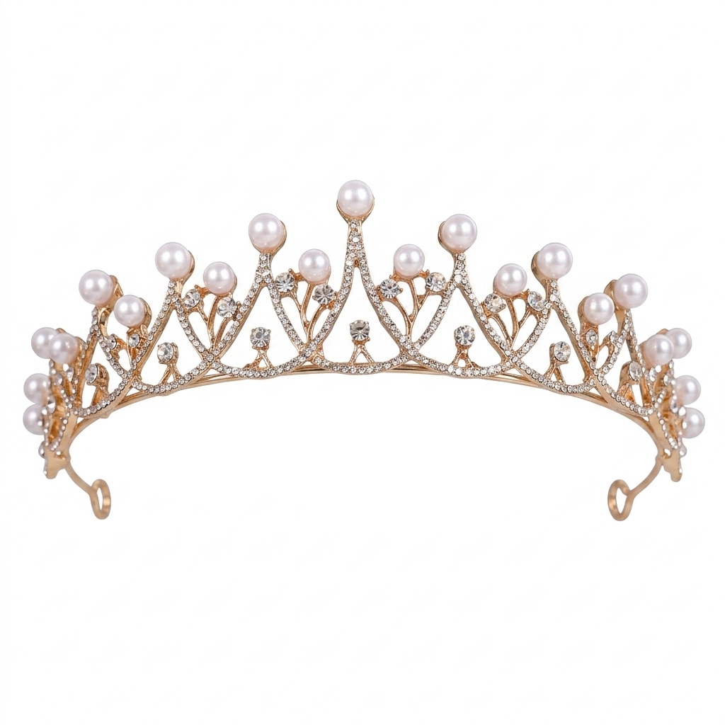 Corona nupcial de perlas, diad - Women Accessories For Wedding reseña y precio