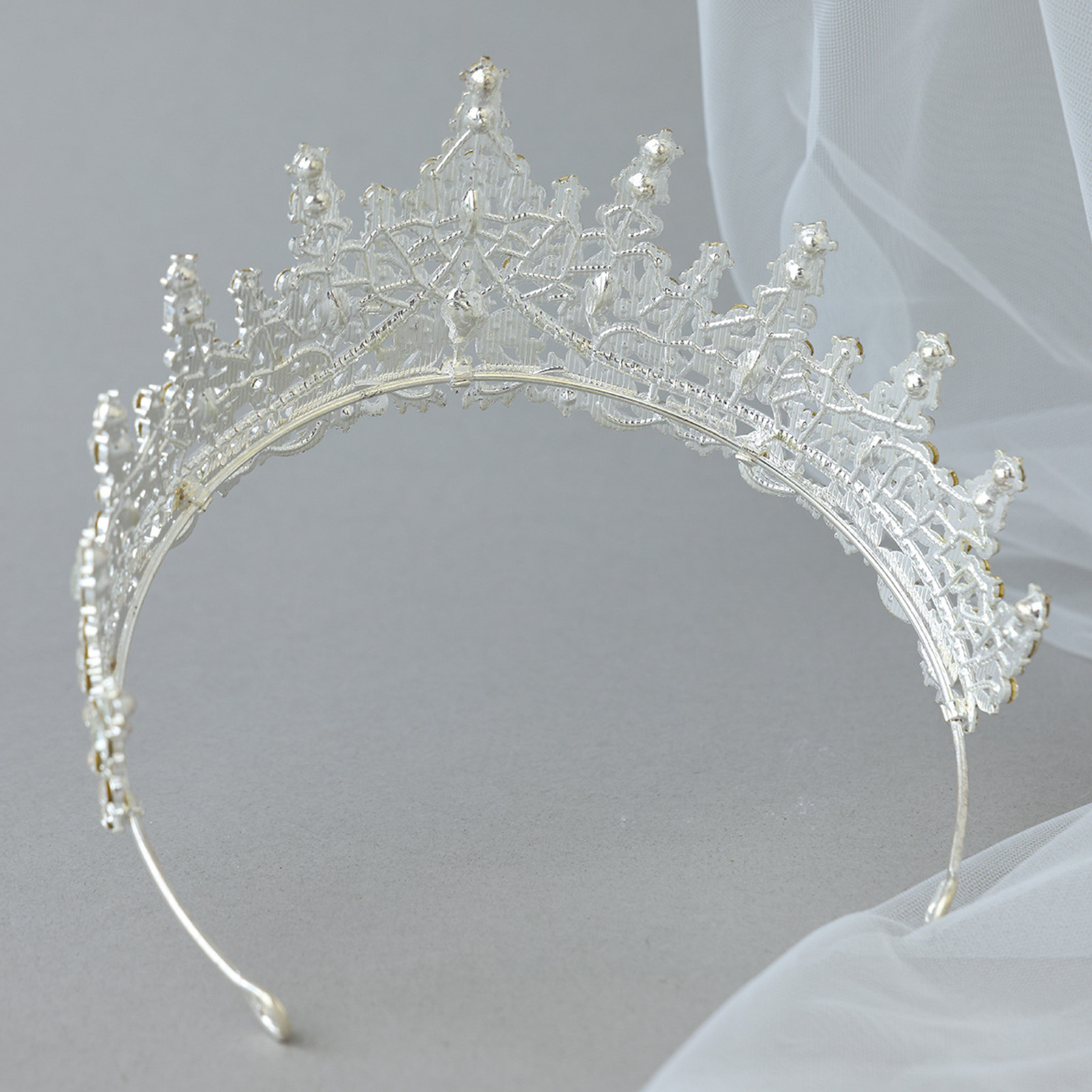 Tocado nupcial con corona de d - Women Accessories For Wedding reseña y precio