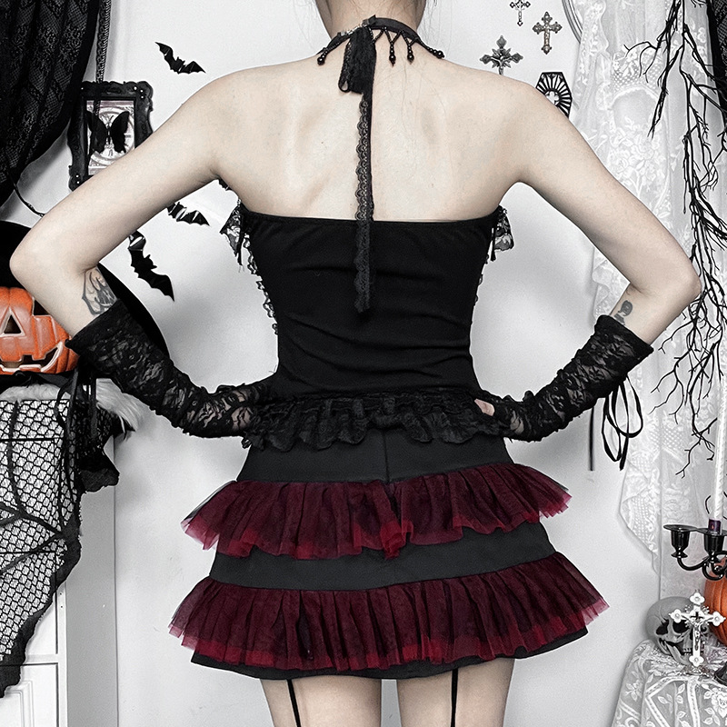 Top punk con cadenas y hombros - Women Accessories Chain reseña y precio