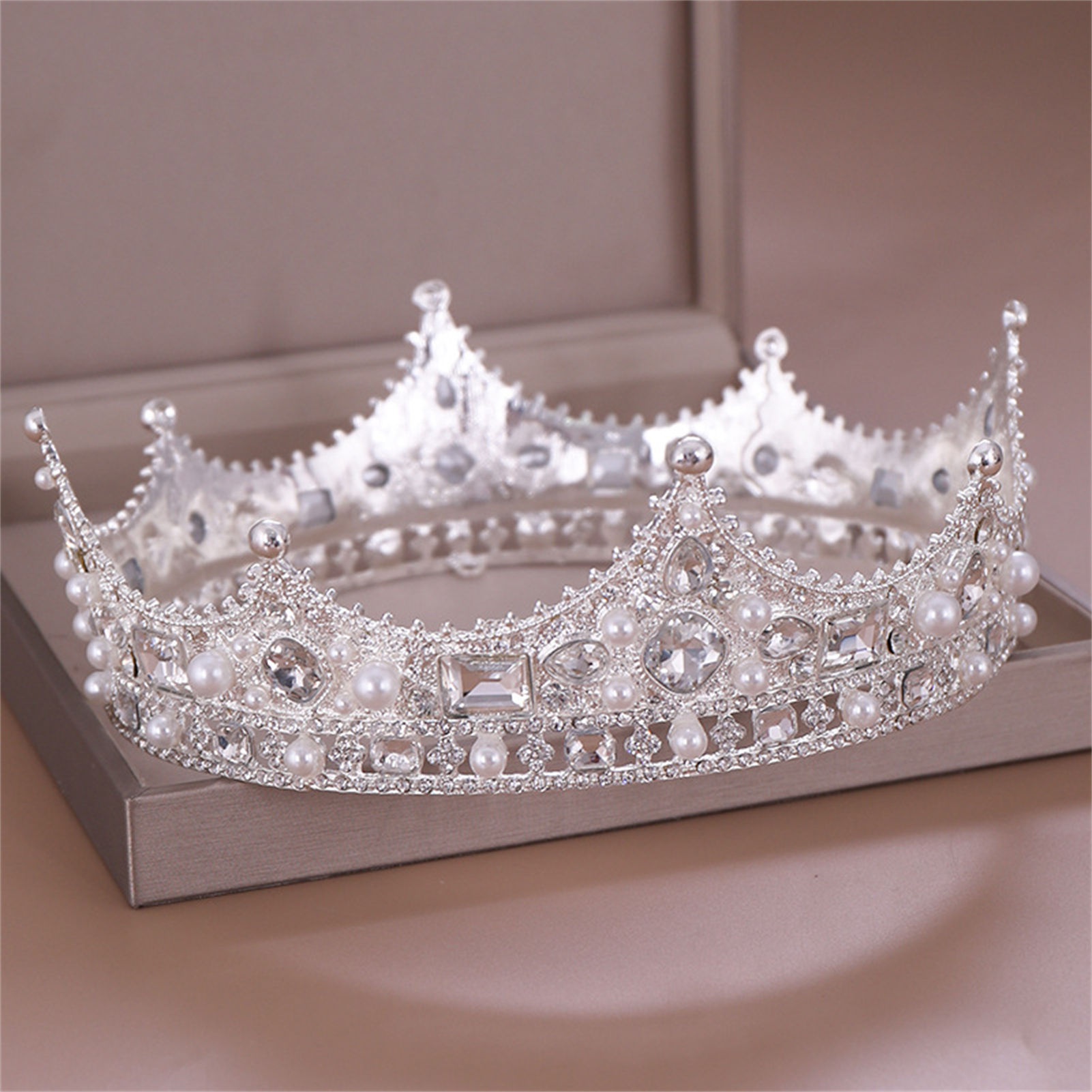 Tiara de corona de aleación Re - Women Accessories For Wedding reseña y precio