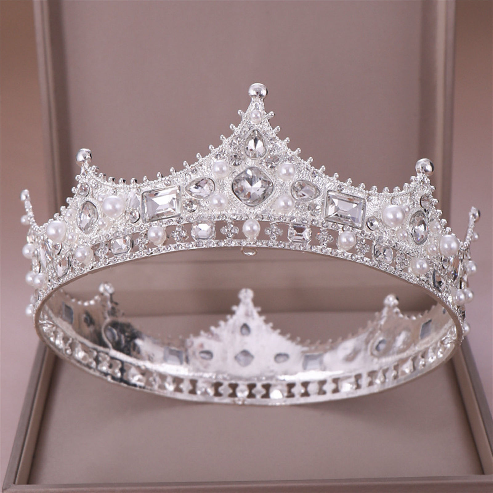 Tiara de corona de aleación Re - Women Accessories For Wedding reseña y precio