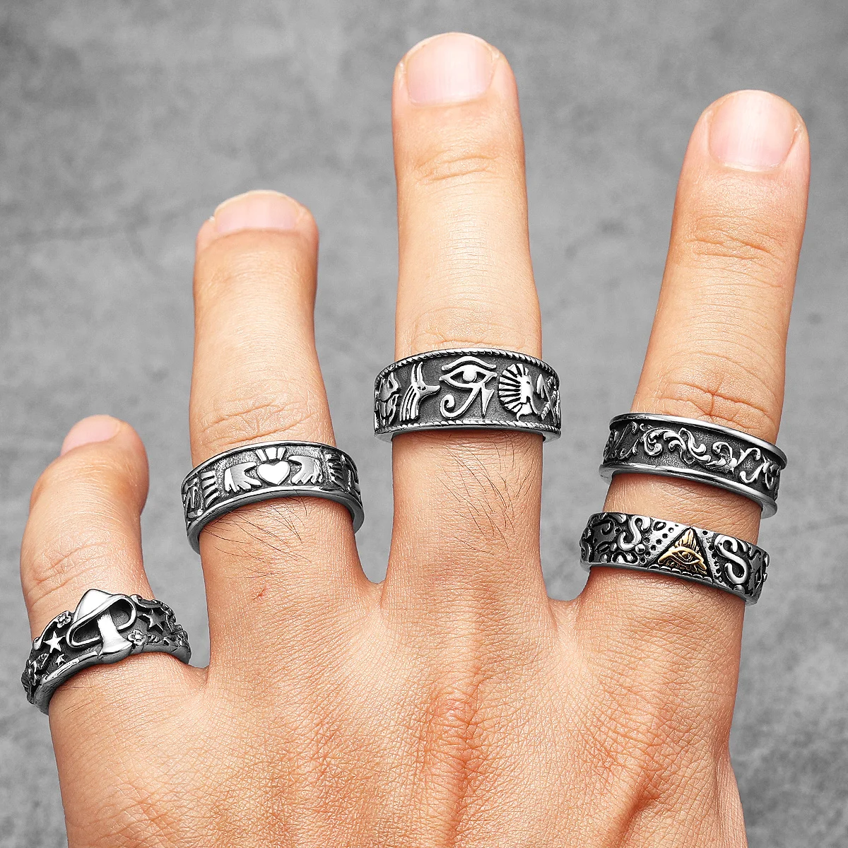 Anillos de tótem del ojo de Ho - Women Accessories Egypt reseña y precio