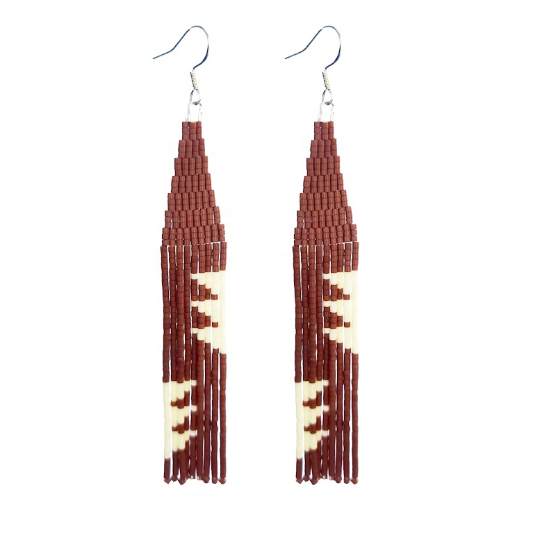 Pendientes con cuentas, hoja d - Tassel Earrings Boho reseña y precio